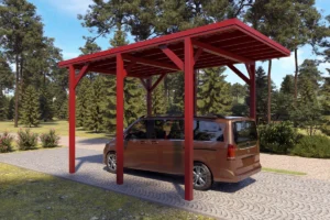 Wohnmobil-Carport Ralf 24 m²