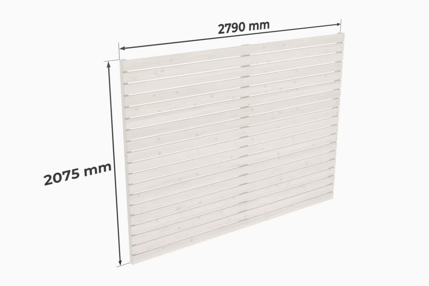 Rear wall image white
