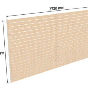 Rückwand für Carport Ralf 24m²