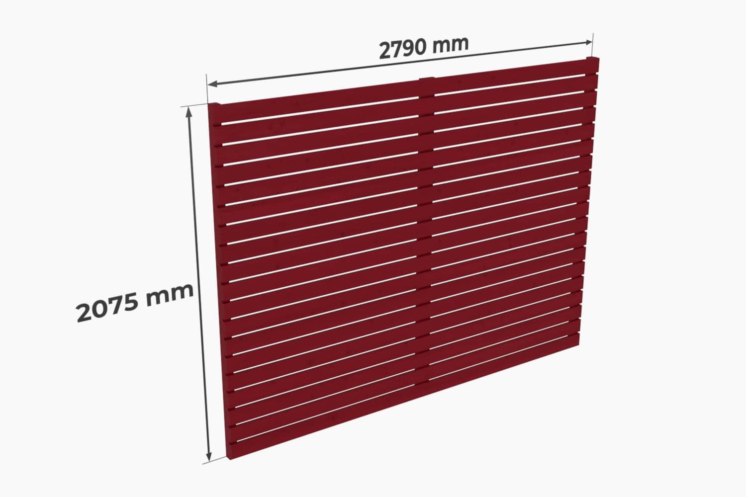 Rear wall image Red
